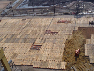 брусовые маты для крана